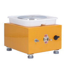 Mini Pottery Wheel Machine UK Plug for Children's Ceramic Art Teaching