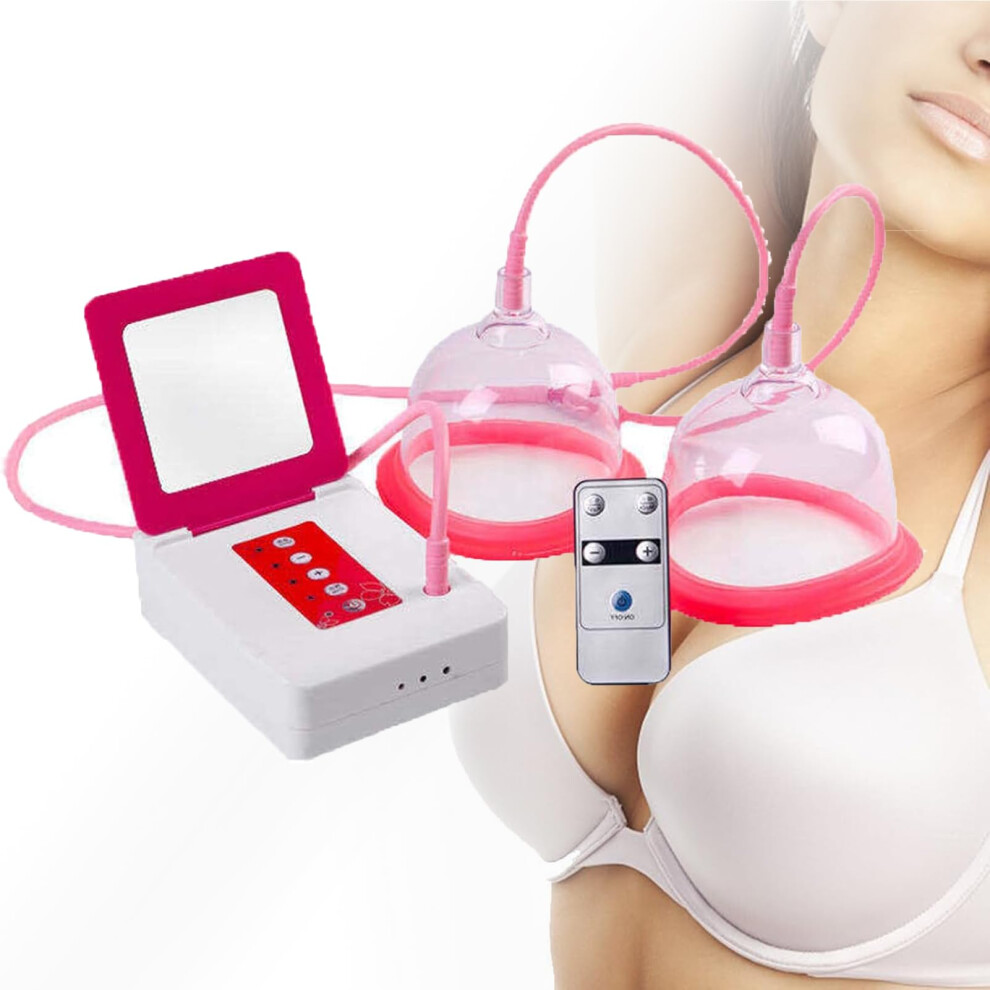 Electric Breast Enlargement Device with Powerful Vacuum Enhancement, AntiSagging Firming D Cup Massager