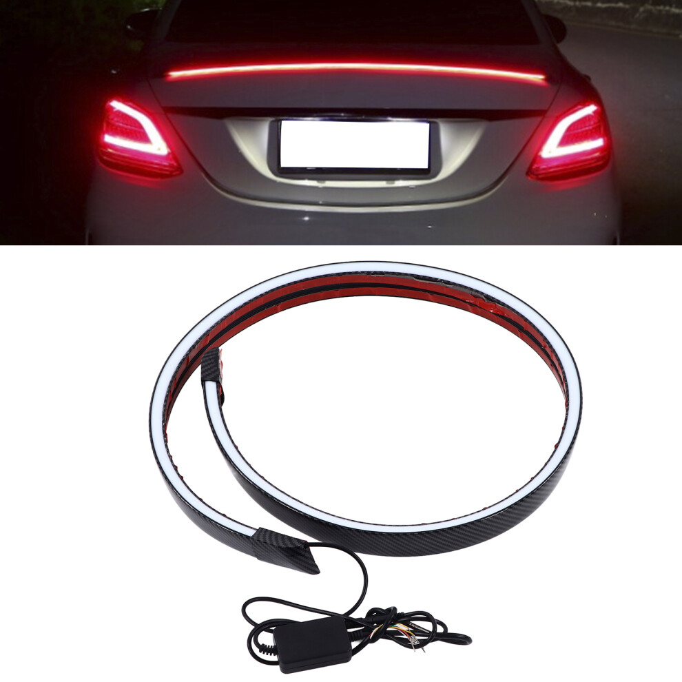 Carbon Fibre Led Spoiler Wing, 1.2M Colorful Car Universal Fit Light 9301376522730