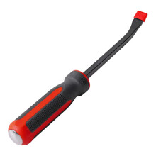 Multifunctional Heavy Duty Pry Bar Tool 8in with 30 Angled Head and Ergonomic AntiSlip Grip for Tire