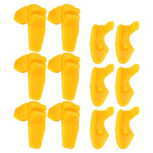 Tire Changer Duck Head Inserts, 6 Pairs Durable Plastic Wheel Rim Protector for Scratch Prevention