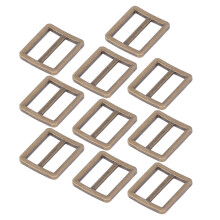 10Pcs Zinc Alloy Metal Slide Buckle 25mm Glossy Replace DIY Accessories