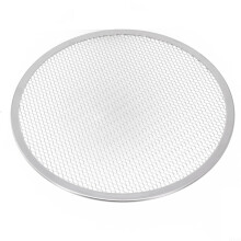 Resistant Anodized Aluminum Pizza Screen 12 Inch with Fine Mesh for Home or Professional Bakery Use