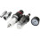 AFC2000 AFR2000 G1/4 Air Compressor Filter Regulator with Gauge for Precise Oil Water Separation 4