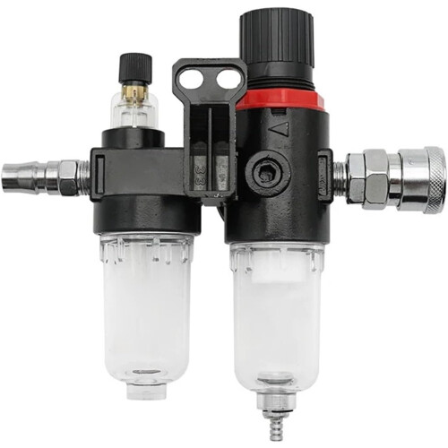 AFC2000 AFR2000 G1/4 Air Compressor Filter Regulator with Gauge for Precise Oil Water Separation 2