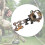 Precision Archery Sight for Compound Bows, Micro Adjust Knobs for Accurate Calibration, 5 Pin Optical Fiber System with Illuminated Reticle and 5