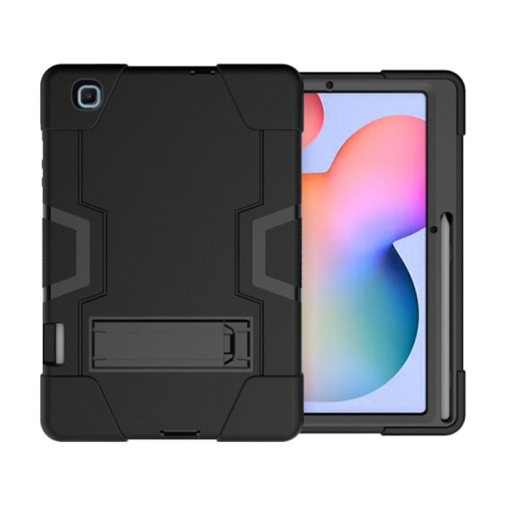 Heavy Duty Tablet Case For Samsung Galaxy Tab S6 Lite, Shockproof Rugged Protective Cover With Built-In Kickstand And Precise Cutouts, Hybrid 9009791675047