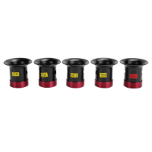 Lupa de anel para joias, ideal para reparo de relógios, feita em liga de alumínio com ampliações de 3x, 5x, 10x, 15x e 20x. Lupa portátil com