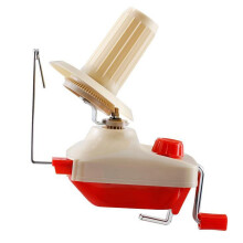 Yarn Ball Winder Manual Yarn Spinner Roller Wool String Fiber Ball Winder Compact Design Fast and Efficient Winding Light Weight Adjustable Desk Clip