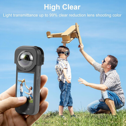Προστατευτικά φακών για Insta360One Rs υψηλής διαπερατότητας φωτός, προστατευτικό 1