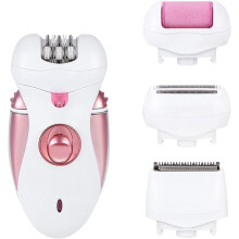 Epilator for Women Rechargeable Cordless 4in1 Electric Hair Removal Set with Callus Remover