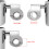 Chrome Adjustable Handlebar Cup Holder for ATV Motorcycle Universal 22-32mm 9