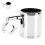 Chrome Adjustable Handlebar Cup Holder for ATV Motorcycle Universal 22-32mm 4