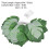 Waterproof 6m Artificial Plant LED String Lights with Battery Box 12