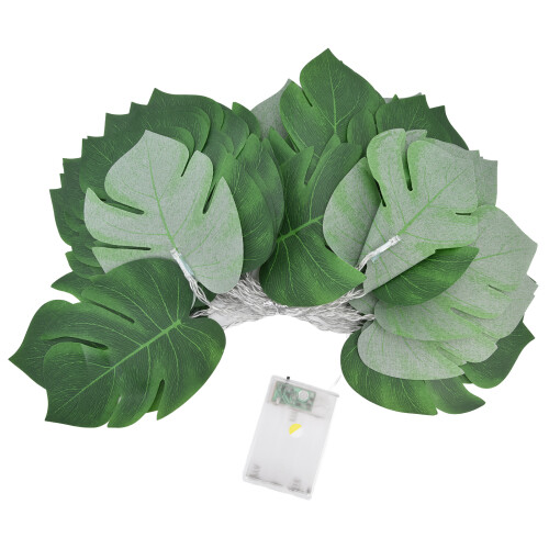 Waterproof 6m Artificial Plant LED String Lights with Battery Box 1