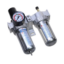 Air Compressor Oil Lubricator Moisture Filter Regulator SFC-200 1/4'' 1/2'' 3/8'' 0-1Mpa 0-150 PSI with Mount