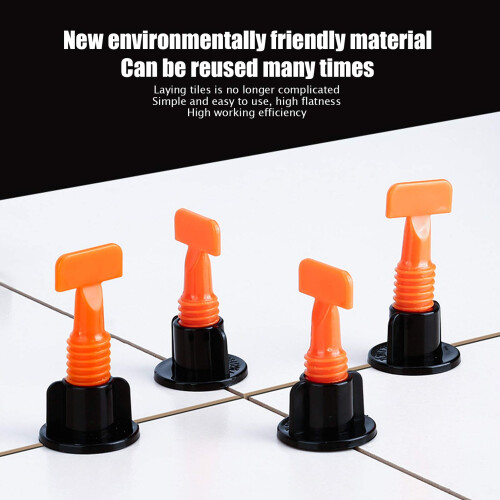 Reusable 151Pcs Tile Leveling Tool Set for Smooth and Even Wall Tiles 2