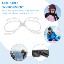 Universal Ski Goggle Prescription Insert - Flexible & Durable Frame