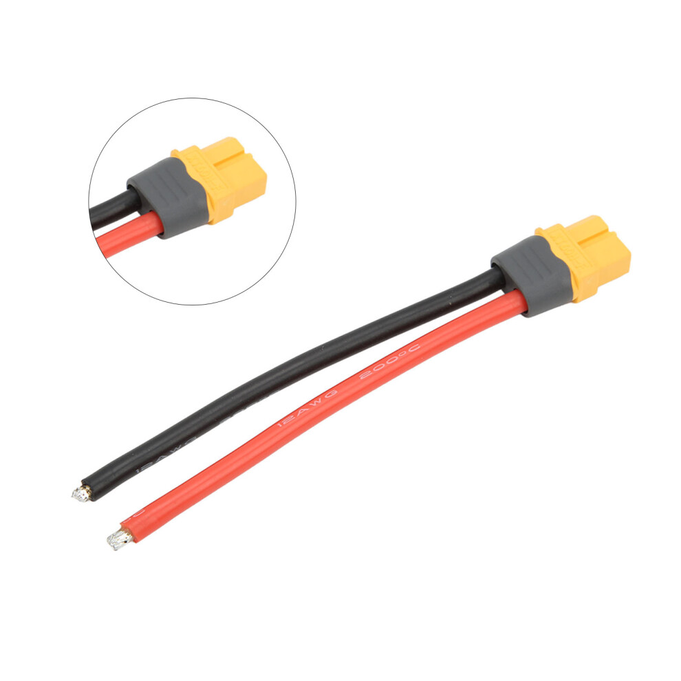 Xt60h Female Connector With 12Awg Silicon Wire For Rc Drone, Car, Boat 8041376529575