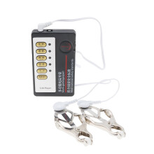 Nipple Clamps Set 2Pack, NonPiercing Metal Clips and Rings, Adjustable for Gentle Sensory Play