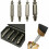 4Pcs Drill Bit Screw Extractor Kit - Easy Damaged Bolt Remover Set 6
