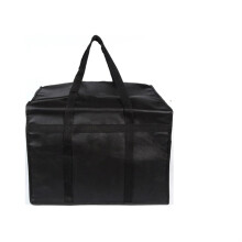 Large Insulated Food Delivery Bag with Thermal Lining for Hot and Cold Pizza Takeaway