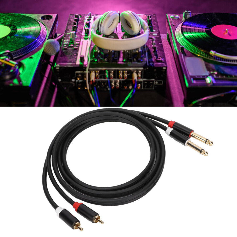 Stereo Interconnect 1/4In Rca To Ts Cable 4.9Ft Copper Conductors 7641376532431