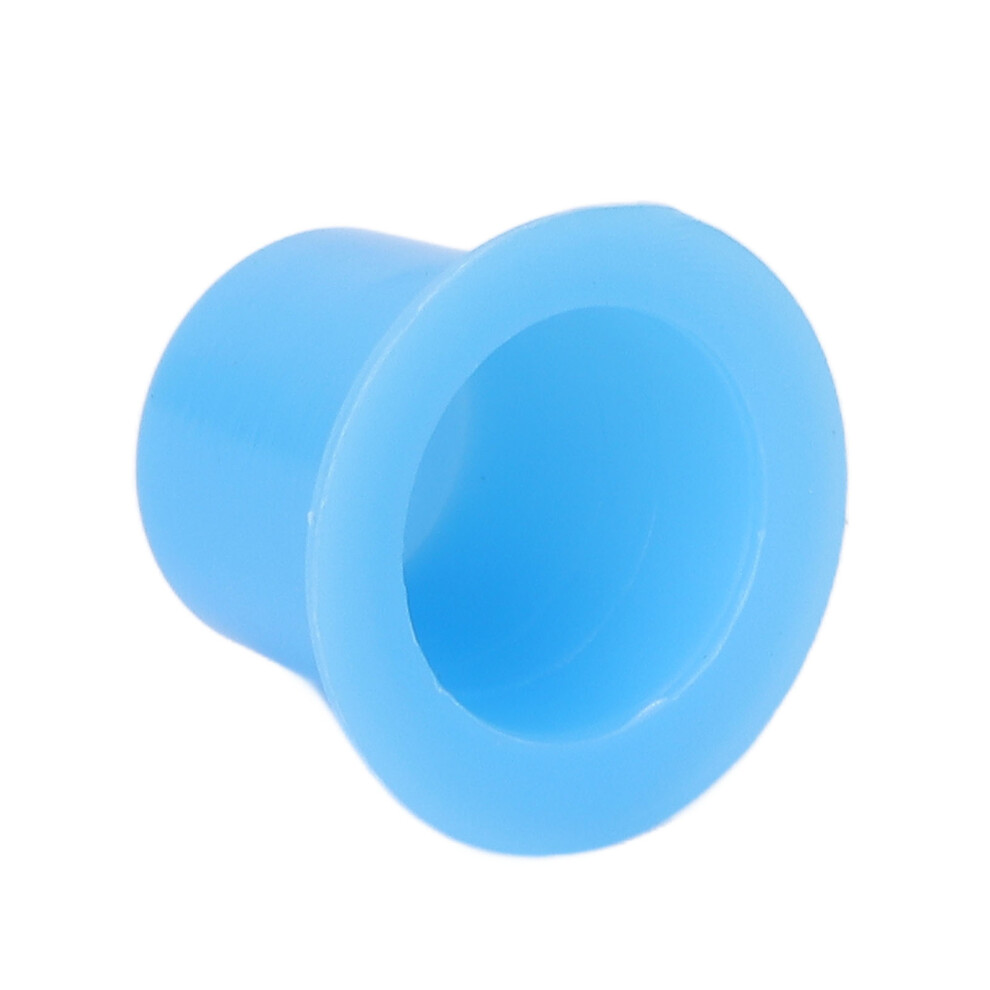 Blue 1000Pcs Plastic Tattoo Ink Pigment Cups For Eyebrow Lip Eye Tattoos