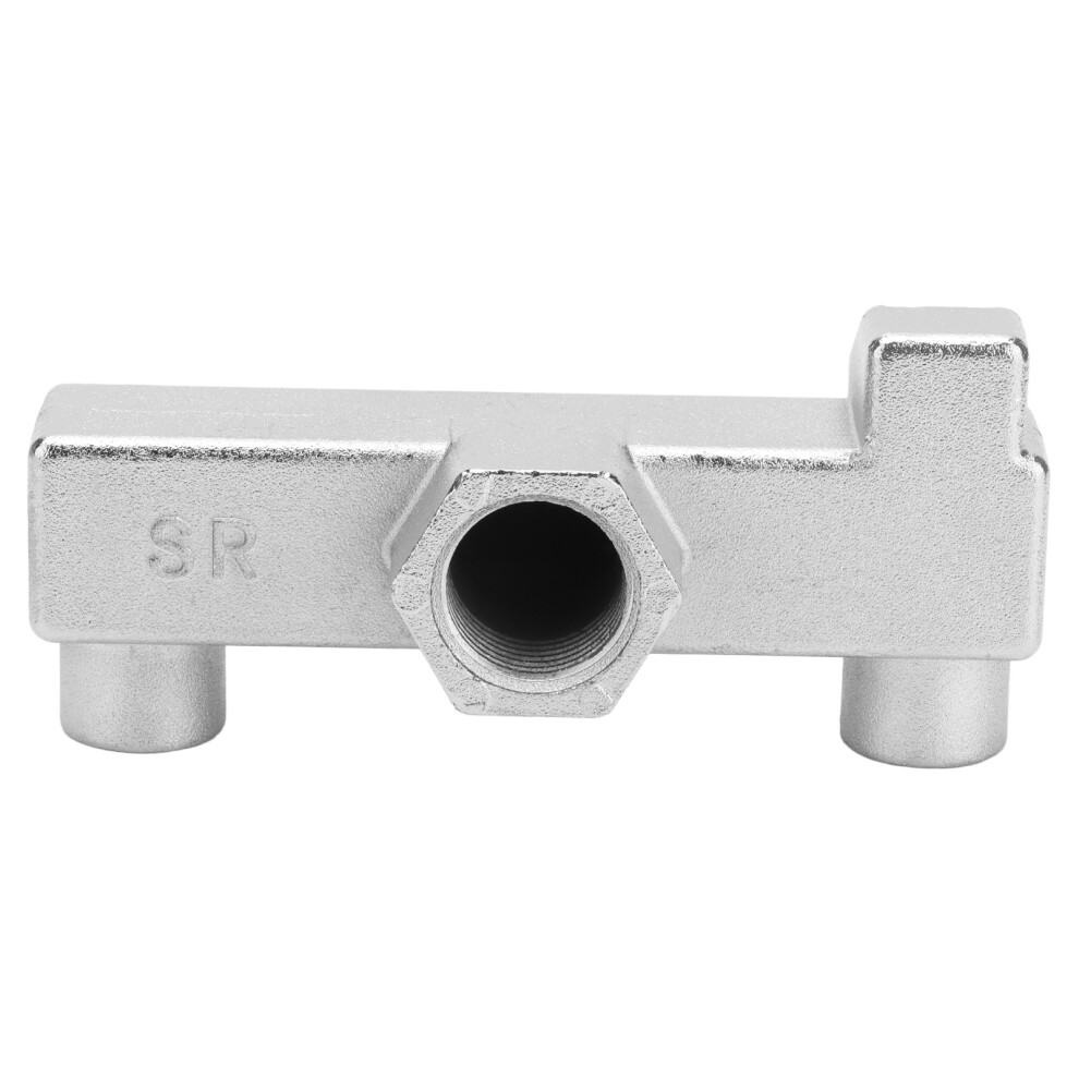 6 Way Air Manifold G1/4 G1/2 Aluminum Connector For Compressors 4911376533794