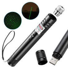 Pointeoir Léasair le Caipín Réalta, Pointeoir Léasair In-athluchtaithe le Muirearú USB, Tóirse Láimhe Ardchumhachta le Fócas Inchoigeartaithe