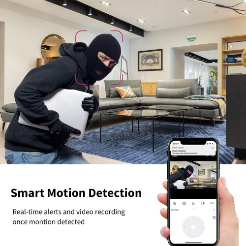 Wireless Mini Camera for Home Security, Ultra High Resolution Tiny Size Mini WIFI Camera, WiFi Spy Camera with Motion Detection and Night Vision for 1