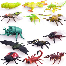 Figuras realistas de insetos, insetos de plástico falsos, modelos educativos de insetos, lembrancinhas realistas com tema de insetos para festas de