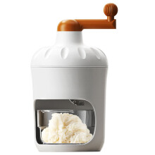 Eismaschine für Schneekegel, tragbare manuelle Eismaschine mit Edelstahlklingen, schnelles Schneiden, einfache Bedienung per Handkurbel