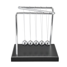 Pêndulo de Newton - Brinquedo Cinético: Gravidade em Ação - Movimento Perpétuo - Física - Gadget Científico - Decoração para Mesa de