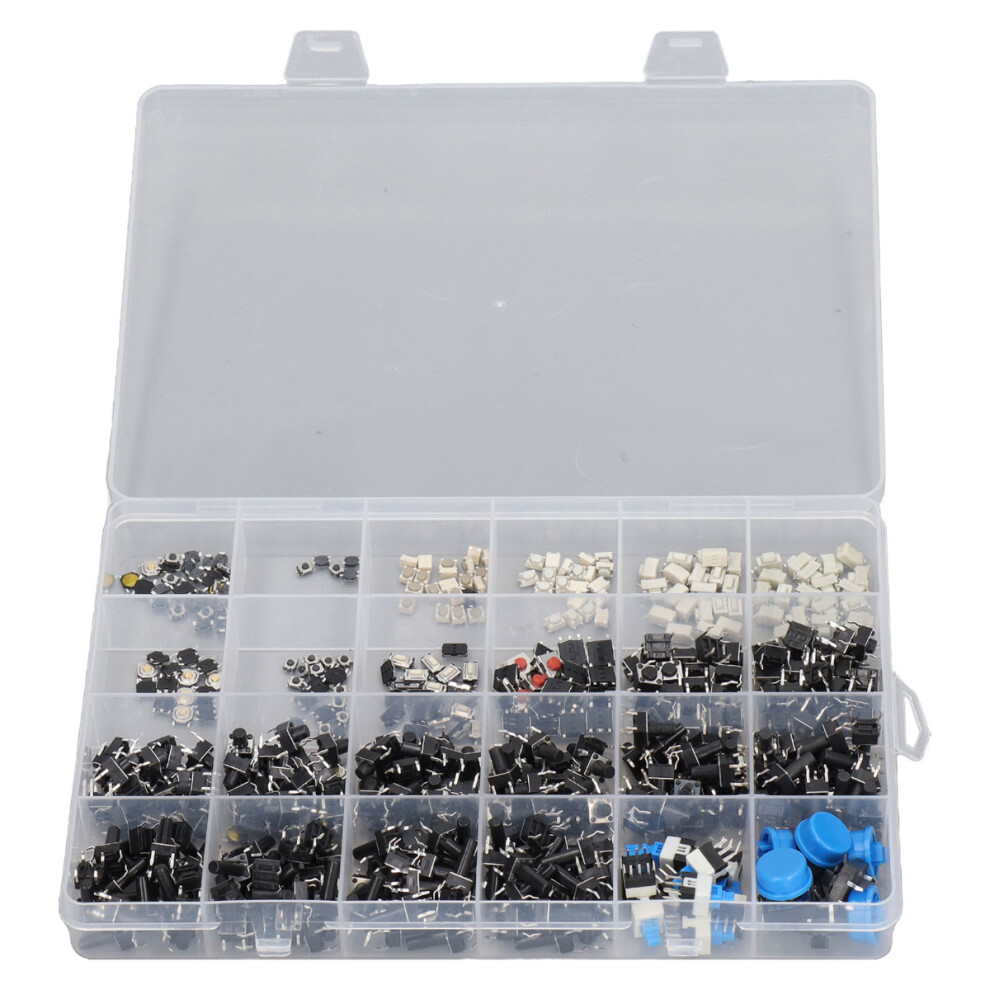 Micro Momentary Tactile Push Button Switch High Precision Mechanism Design Low Contact Resistance Flame Retardant Plastic Sensitive Tactile Switches 9448196680711
