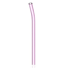 Plastic Free Glass Straws Reusable Drinking Straws for Smoothie Juice Milkshake Tea, Ideal Gift Eco Friendly Reusable Glass Straws, Shatter Resistant