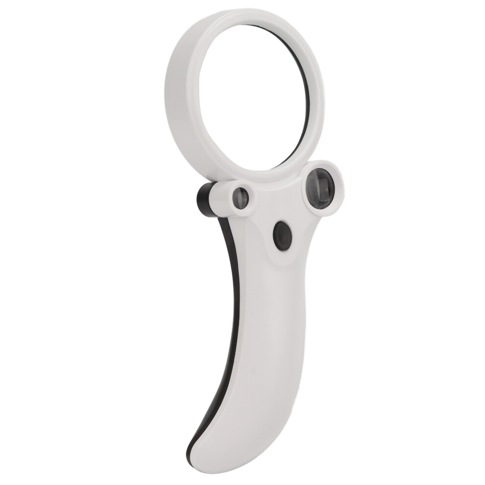 Light Zoom Magnifying Glass 2.5X 25X 55X With Illumination Handheld For Home