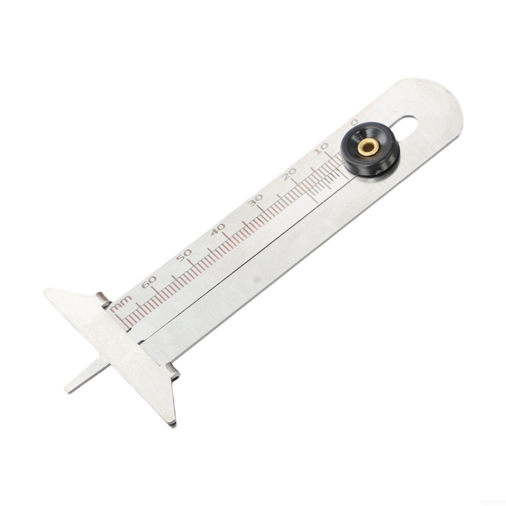 Stainless Steel Tire Tread Depth Measuring Vernier Caliper For Tire Wear With Sturdy Build And Easy Read Scale 9347817668797