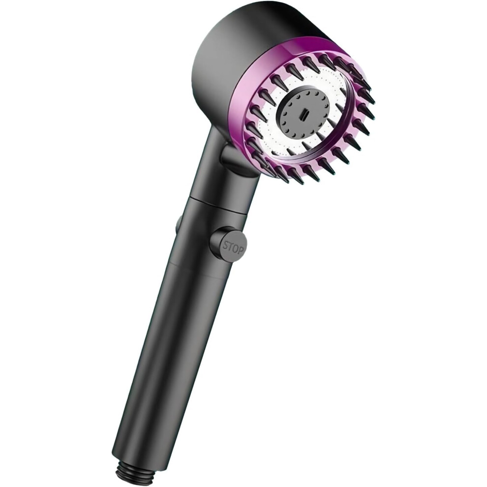 Pressure 3Mode Handheld Shower Head Adjustable Spa Showerhead Pink Handheld Shower Head Rainfall Spray 9382693444660