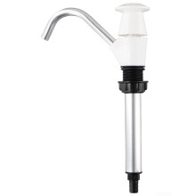 Hand Water Pump Caravan Sink SelfPriming Dual Action for Camping Trailer RV Motorhome (White)