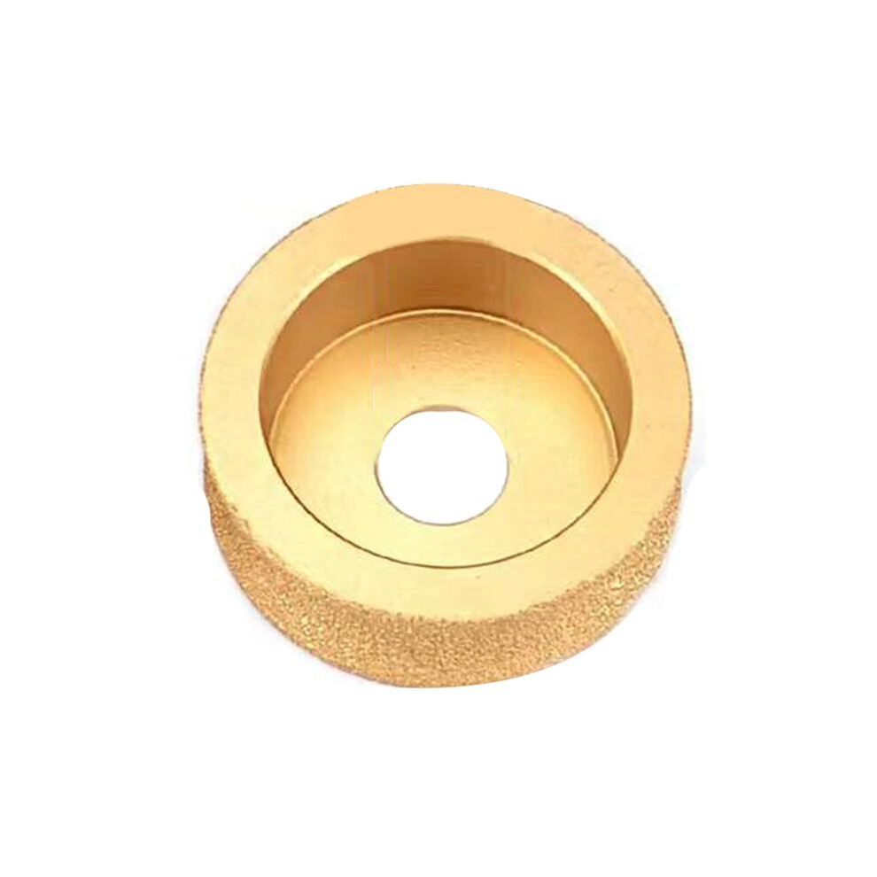 20Mm Bore Dia 75Mm Round Dry Vacuum Brazed Diamond Grinding Wheel Demi-Bullnose Marble Edging Grinding Disc 20Mm 6032856756552