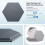 8 Pack Self-Adhesive Hexagonal Acoustic Panel,Sound Absorbing Panel for Studios/Recording Studios/Offices,Gray 5