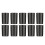 10 PCS Golf Iron Rubber Sleeve Black .370 Diameter 1