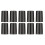 10 PCS Golf Iron Rubber Sleeve Black .370 Diameter 6