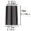 10 PCS Golf Iron Rubber Sleeve Black .370 Diameter 4