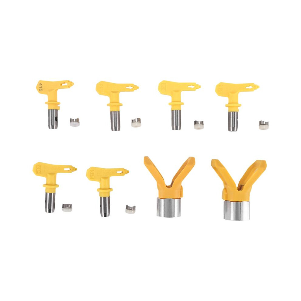 Airless Paint Nozzles Set,Reversible Spray Tips Airless Paint Sprayer Nozzle Tips Airless Sprayer Spraying Parts 6033817885212