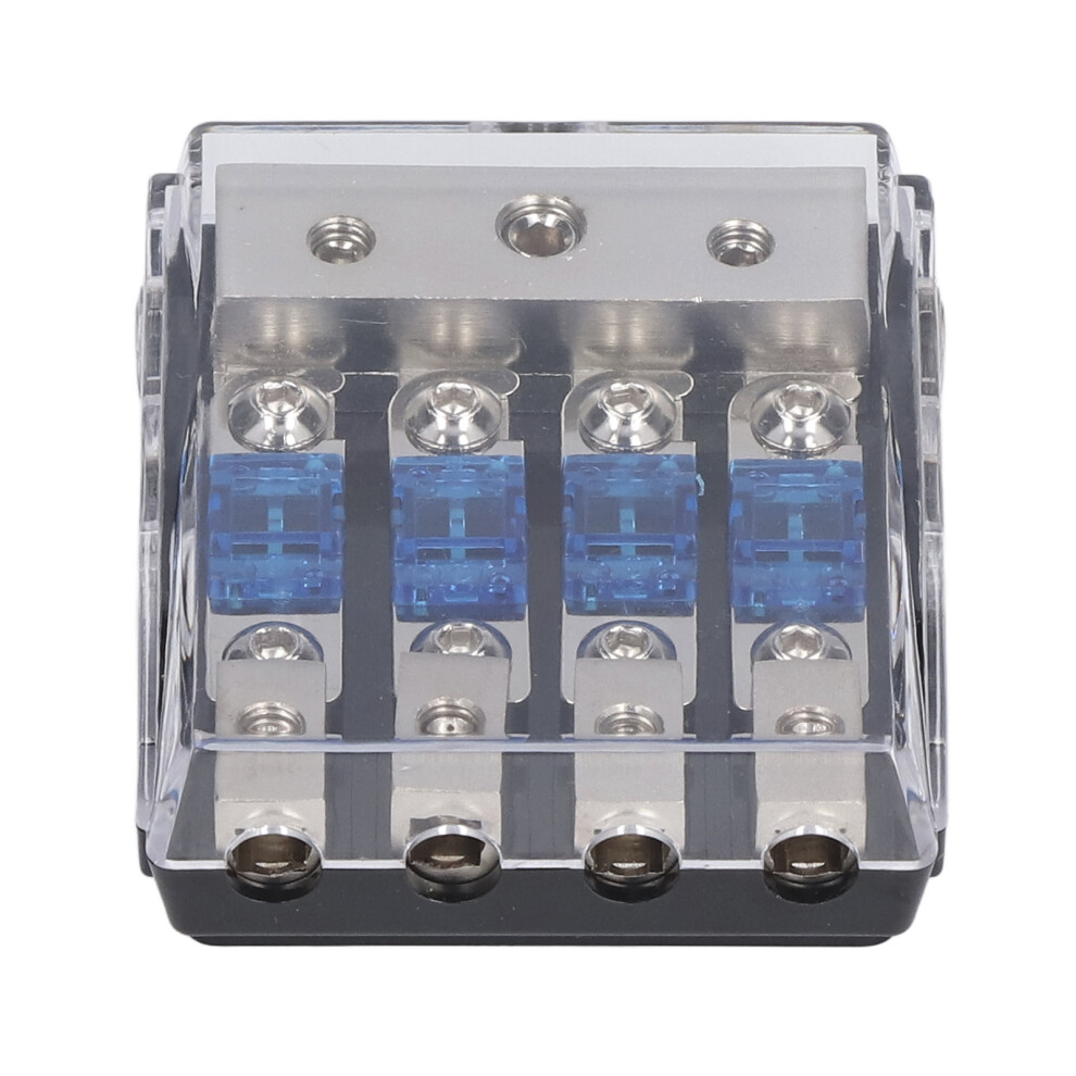 Durable 60A Audio Fuse Holder 1-In 4-Out For Car Rv Marine Applications 7901376537349