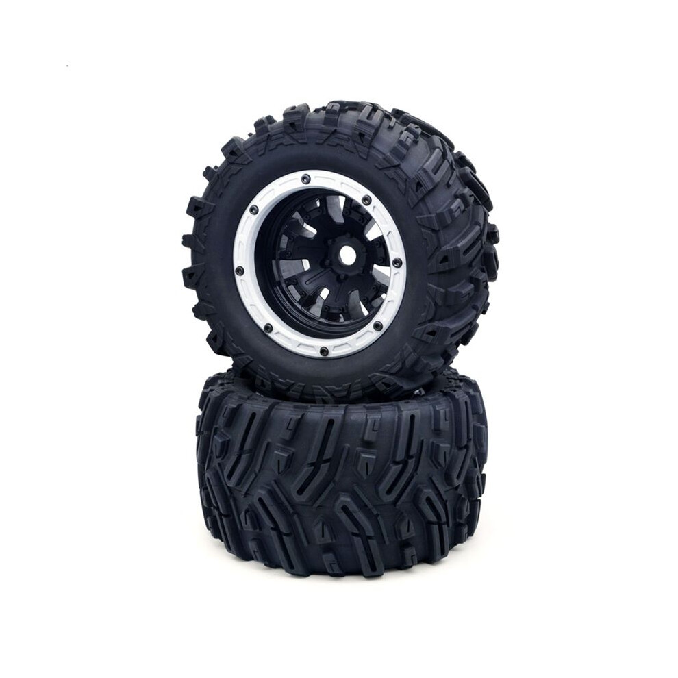 Mx-07 2Pcs 188Mm Tire Wheel Tyre 8752 8753 For Zd Racing Mx-07 Mx07 Mx 07 1/7 Rc Car Spare Parts Accessories, Silver 6031222111261