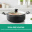 Royalford (32 Cm) Royalford Anodized Casserole PotDish with GlassLid 6