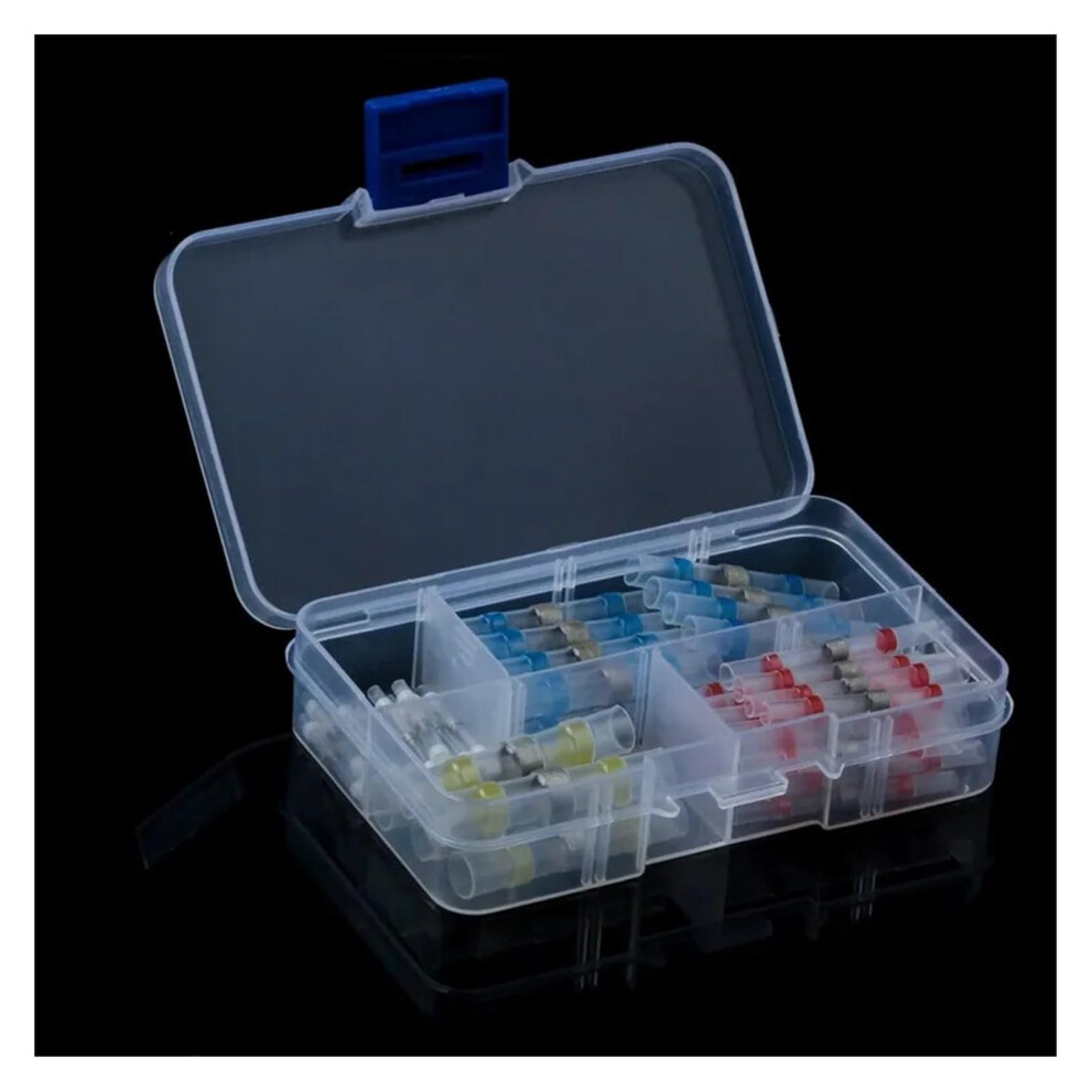 50Pcs Solder Seal Wire Connectors 2210 Awg Waterproof Heat Shrink Butt Terminals Kit For Quick Wire Connection 9382693445339